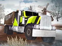 Truck Driver: Snowy Roads